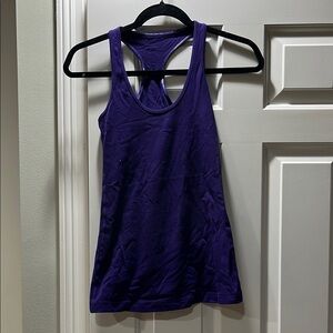 lululemon athletica Purple Tank Top Sleeveless Athletic Racerback